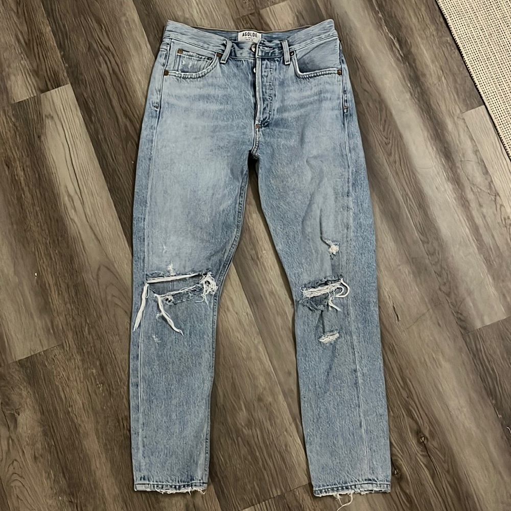 Agolde Jamie High Rise Classic in Shakedown